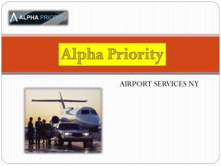 VIP Airport Concierge Services | Luxury Ground Transportation — Alpha Priority
