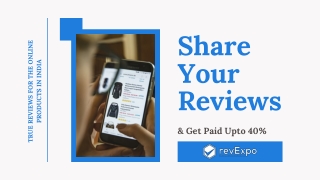 Writing reviews for cash rewards in India