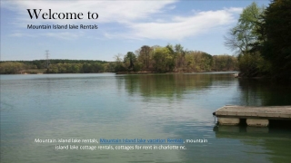 Mountain island lake vacation rentals