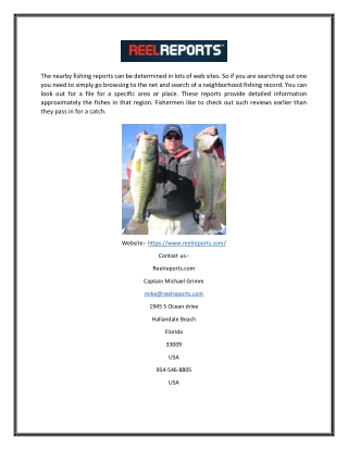 Best Local Fishing Reports | ReelReports.com