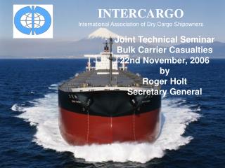 INTERCARGO International Association of Dry Cargo Shipowners