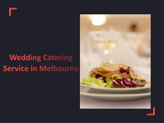 Wedding Catering Service in Melbourne