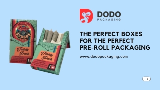 Get Wholesale Custom Printed Pre Roll Packaging Boxes | PreRoll Boxes