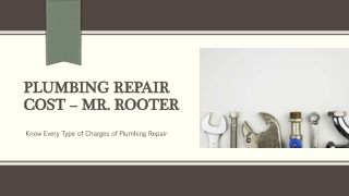Know Everything about Plumbing Repair Cost