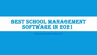 Best School Management Software in 2021