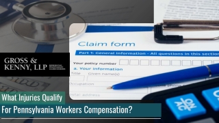 What Injuries Qualify For Pennsylvania Workers Compensation?