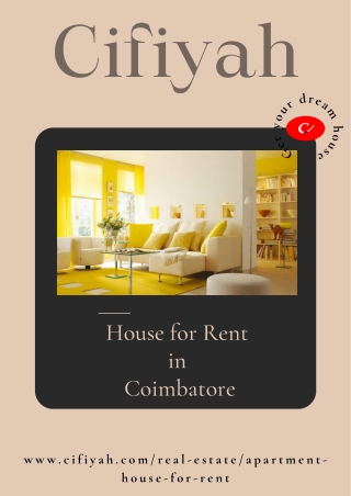 House for rent in Coimbatore-Rule to be known on rental property