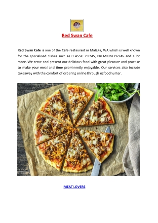 5% Off - Red Swan Cafe Takeaway Malaga, WA