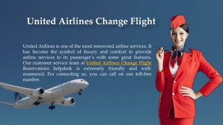 United Airlines Change Flight