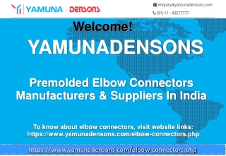 Elbow Connectors Manufacturers