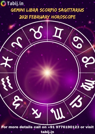 Gemini Libra Scorpio Sagittarius 2021 February horoscope