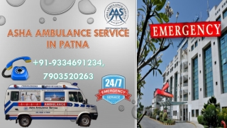 High-class Economic Air Ambulance Services of Bihar |ASHA