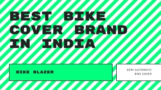 We Are The Best Bike Cover Manufacturers In Delhi - Bike Blazer
