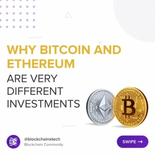 Why Bitcoin and Ethereum Are Very Different Investments