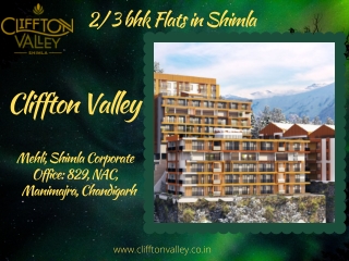 2/ 3 bhk flats in Shimla