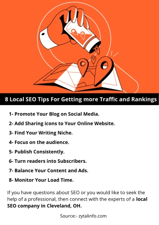 8 Local SEO Tips For Getting more Traffic and Rankings