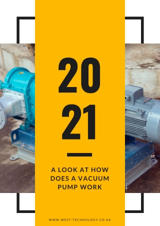 A Look At How Does A Vacuum Pump Work?