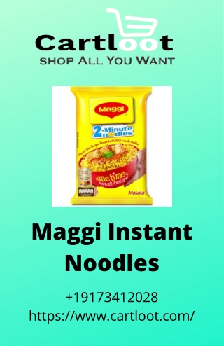 Buy Maggi Masala Instant Noodles Vegetarian Online | Cartloot