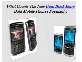 Used Black Berry