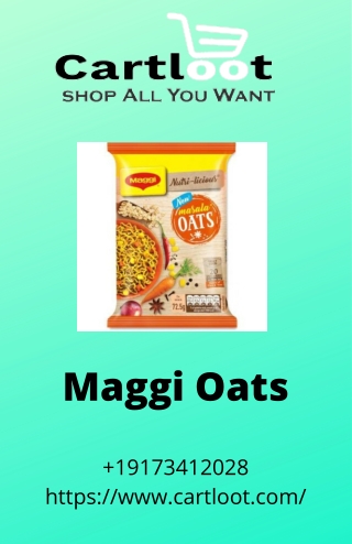 Buy Maggi Nutrilicious Oats Masala Noodles Vegetarian Online | Cartloot