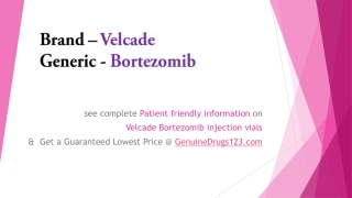 Bortezomib Velcade Injection Cost, Dosage, Uses, Side Effects