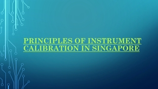 Procedure of standardization in Calibration Laboratory Singapore