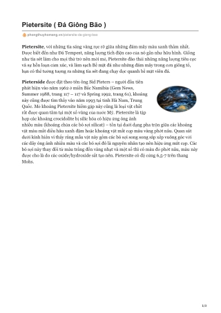 Pietersite ( Đá Giông Bão )