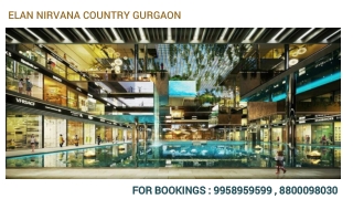 Elan Nirvana Pre Launch Offers , Elan Sector 50 Brochure , 8800098030