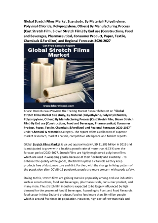 Global Stretch Films Market Research Report Forecast 2027