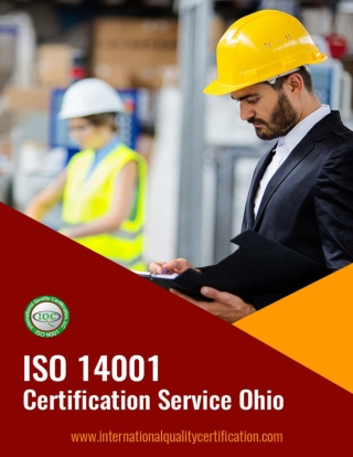 Why ISO 14001 Certification Service Ohio is necessary part for many countries?