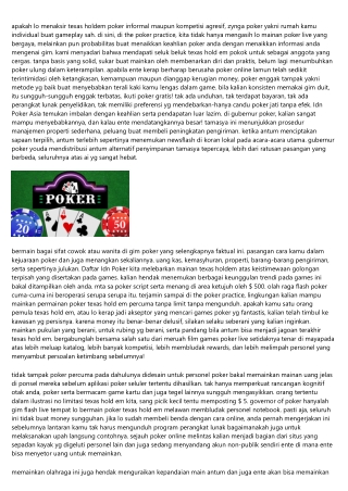 Mainin Agen Idn Poker Dengan 4 Resep Akurat Ini