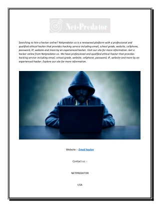 Email Hacker | Netpredator.co