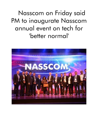 NARENDRA MODI, CORONAVIRUS, NASSCOM