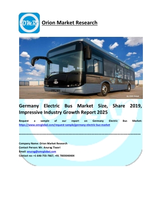 Germany Electric Bus Market Report 2019: By Key Players, Share, and Forecast to 2025