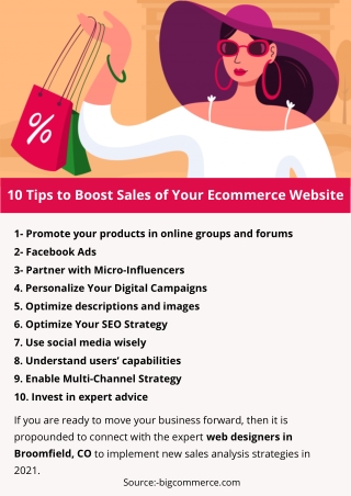 10 Tips to Boost Sales of Your Ecommerce Website
