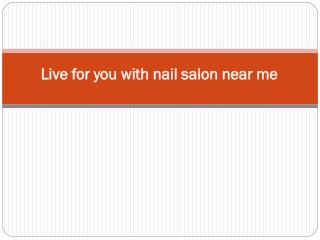 Nail salon near me