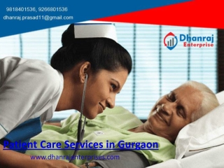 Patient Care Services in Gurgaon