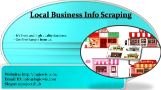 Local Business Info Scraping