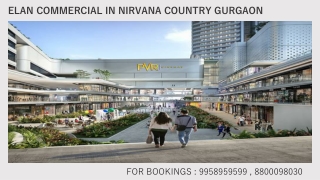 Elan Nirvana food court with PVR Cinemas, Elan Nirvana brochure, 9958959599