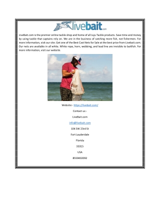 Livebait | LiveBait.com