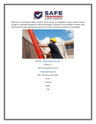 Safety Courses Online | Safetraining.com