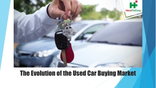 The Evolution of the Used Car Buying Market