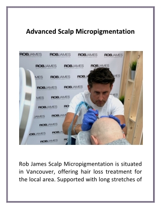 Advanced Scalp Micropigmentation