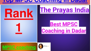 Best MPSC Coaching in Dadar