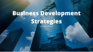 Business Development Strategies
