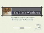 The Men s Wearhouse