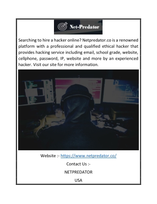 School Grade Hacker | Netpredator.co