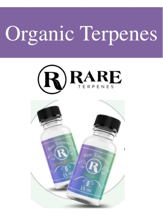 Organic Terpenes