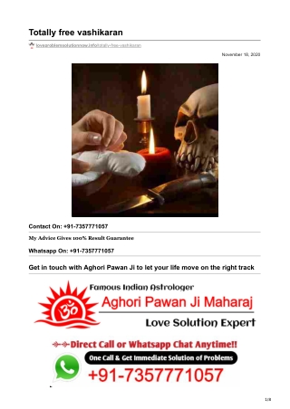 Free me vashikaran Karne wale baba