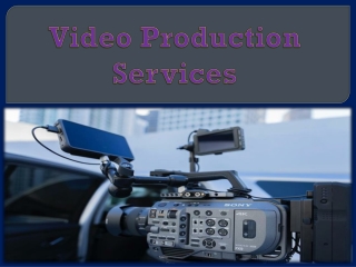 Video Production Services